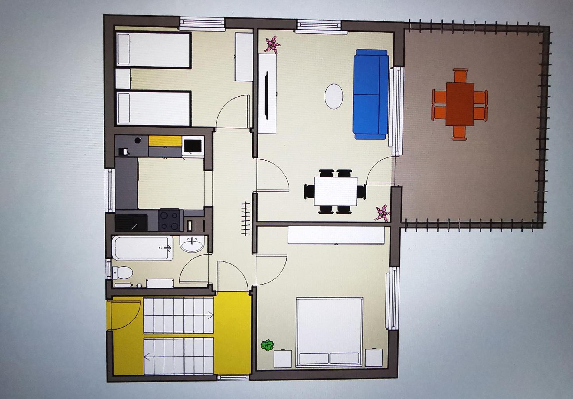 3 Zimmer-Apartment Mit Terrasse Gernsbach Buitenkant foto